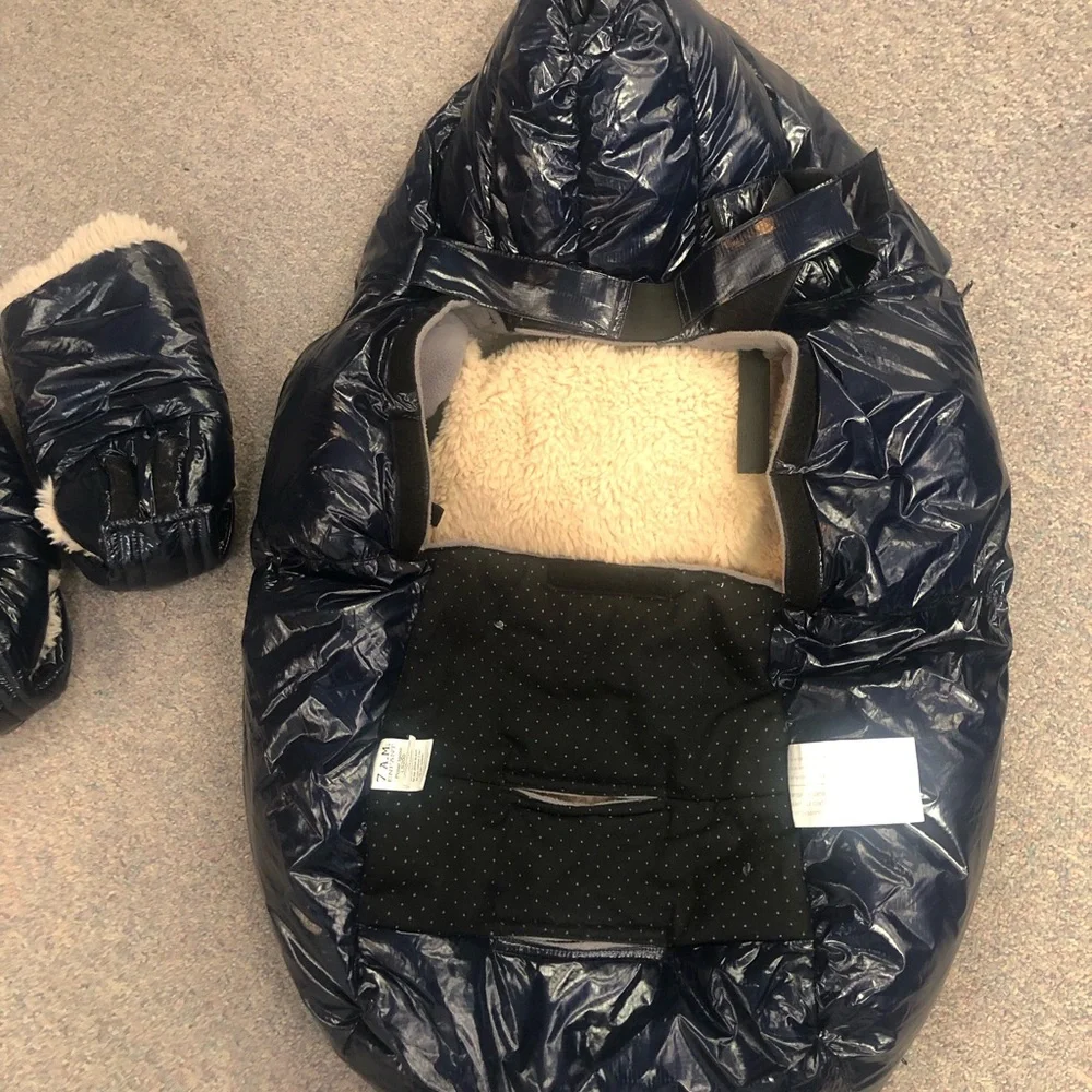 Cozy Navy Blue Kids Sleeping Bag Set